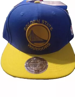 Golden State Warriors Steph Curry Lebron James Mitchell & Ness Snapback Hat NEW • $30