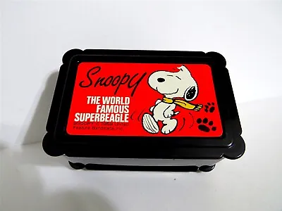 Snoopy Peanuts Charlie Brown The Glory Co Ltd Vintage Music Box Figurine 1990 • $48.99