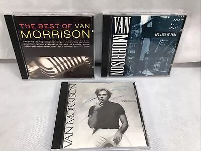 Lot Of 3 Van Morrison CD’s Wavelength Best Of And Too Long In Exile • $14.99