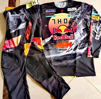 Thor Mx Ktm 2024 Red Bull Racing Motocross Offroad Gear Set Jersey Pants Combo • $145