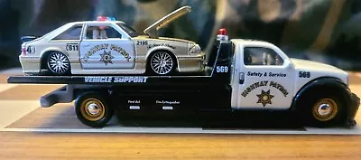 Maisto 1993 '93 Ford Mustang Cobra SVT Foxbody Highway Patrol Gold W/ Tow Truck • $30