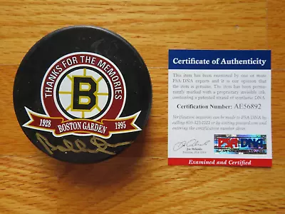 HOFer BOBBY ORR  Thanks For The Memories  Signed BOSTON BRUINS Puck PSA AE56892 • $240