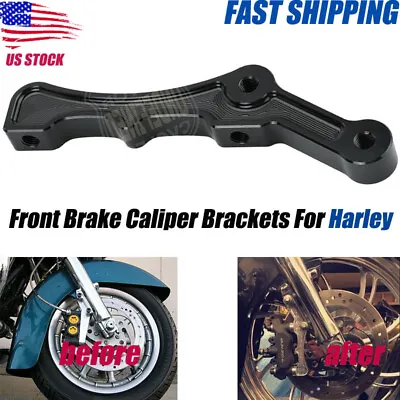  Radial Brake Caliper Bracket Front Disc Brake Caliper Mount For Harley Touring  • $24.40