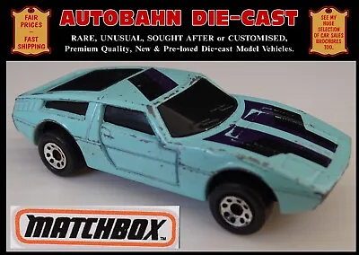 1985 Vintage Matchbox Super Gt (maserati Merak?) Diecast Collectors Scale Model • $7.45