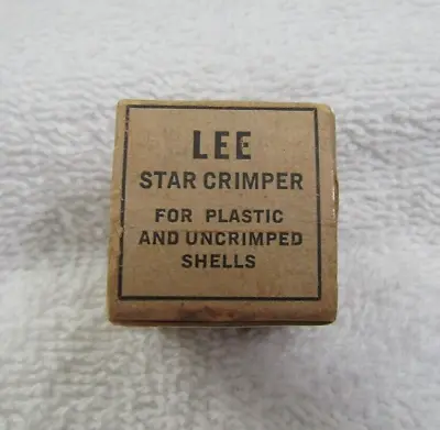 Lee Star Crimper / Crimp Starter For 20 Ga. Gauge Plastic & Uncrimped Shells • $67