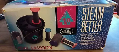 VIDAL SASSOON VS-344 Steam Setter Rollers Clips 14 Steamsetter Hair New • $44.99