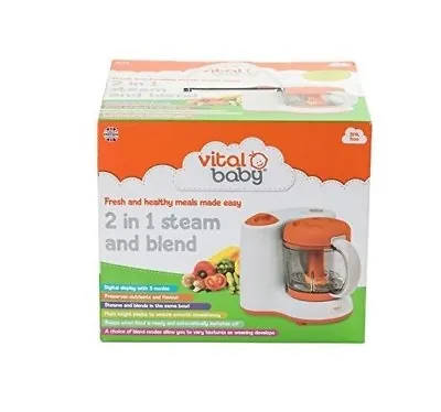 Vital Baby 2-In-1 Steam And Blend • £80