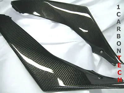 Carbon Fiber Lower Tank Panels L-r 07-08-2007-2008 Suzuki Gsxr 1000 • $189