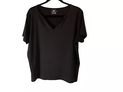 Jones New York Women's T-Shirt 2X Black Sport Plus • $10