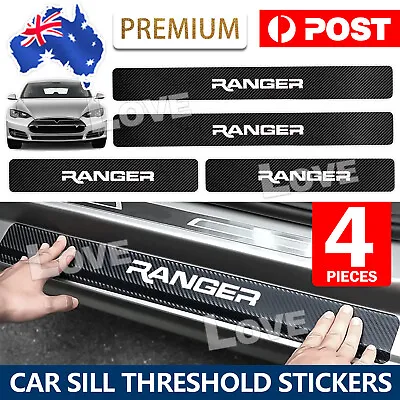 For Ford Ranger Car Door Plate Sill Scuff Anti Scratch Decal Sticker Protector • $14.85