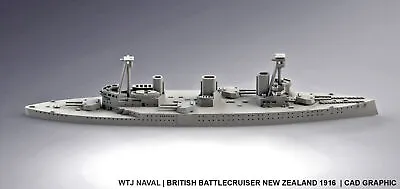 1:2400 HMS New Zealand 1916 • $4.36