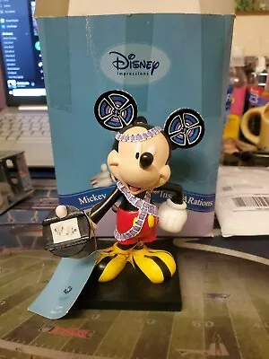 Filmic Mickey 6  Resin Figurine Disney 75th Inspearations RETIRED No. 17802! • $39.99