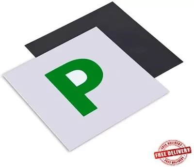 Green Fully Magnetic Learner Driver P Plates Just Passed Driving Safety Cars UK • £2.65