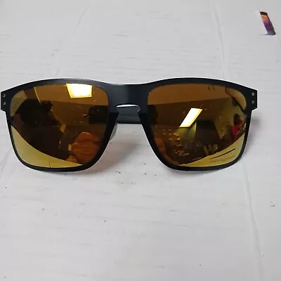 Oakley Holbrook Metal Sunglasses OO4123-1355 Matte Black/24K Gold Iridium • $79.95