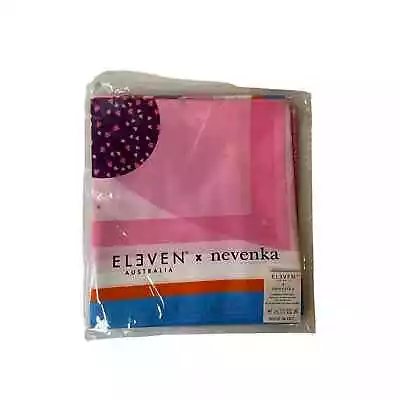 Eleven Australia X Nevenka  Hair Head Scarf Mixed Media Print Pastel Floral New • $43