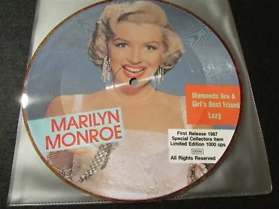 MARILYN MONROE Diamonds Are A Girl's... Maybellene PICTURE DISC 7  VINYL IMPORT  • $30
