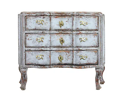 Early 19th Century Swedish Painted Baroque Revival Chest Of Drawers • $3685.91