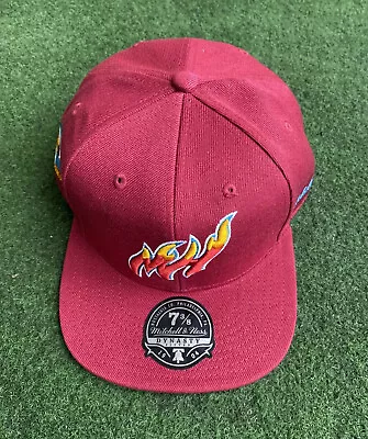 Size 7 3/8 Mitchell & Ness NBA Miami Heat 1990 All Star Weekend Fitted Hat • $16.10