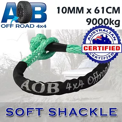 AOB Soft Shackle Recovery Gear Dyneema Winch ROPE 10mm 61cm 9T(9000kg) • $25