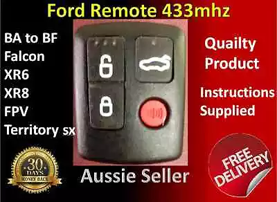 Remote Control Suitable For Ford 4B  BA BF Falcon SX SY Territory XR6 XR8 FPV • $19.95