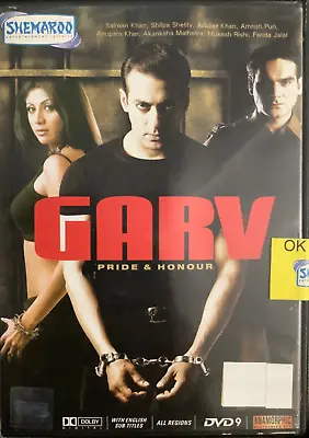 Garv - *Salman Khan *Shilpa Shetty *Amrish Puri Bollywood DVD • £19.99