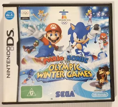 Mario & Sonic At The Winter Olympic Games. Game For Nintendo DS Manual FREE POST • $29.45