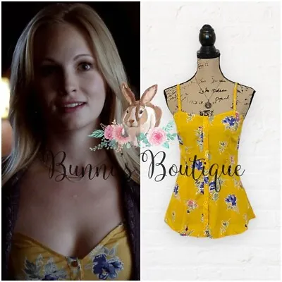 Caroline Forbes Love Squared Floral Cami The Vampire Diaries • £38.57