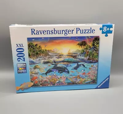 Ravensburger Orca Paradise 200 XXL Piece Jigsaw Puzzle Ages 8+ Science Sea Life • $12.95