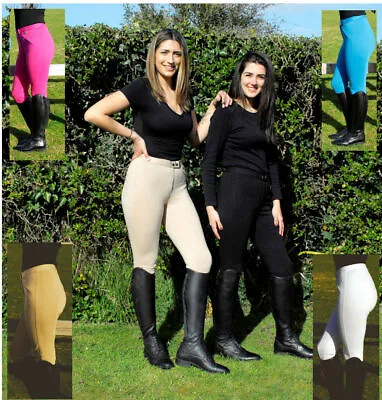 Rhinegold Ladies Essential Pull-On Horse Riding Jodhpurs | 7 Colours | Size 8-18 • £24.50