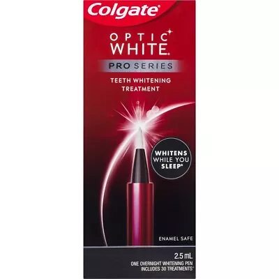 $18.50 • Buy COLGATE  Optic White Overnight Teeth Whitening Treatment PRO SERIES