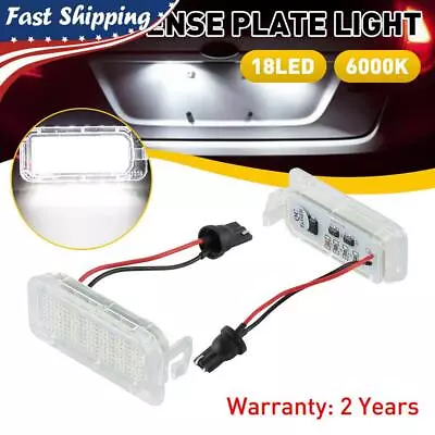 Pair LED License Plate Light Rear Tag Lamp Assembly` For 2011-2019 Ford Explorer • $8.29