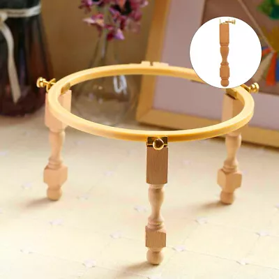 3 Sets Embroidery Tent Frame Hoop Stand Cross Rack Lap Quilting • £13.60