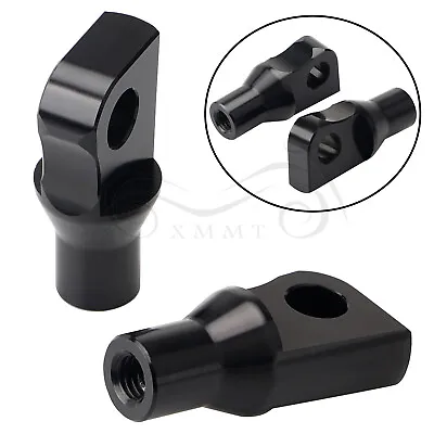 Black Foot Pegs Connection Adapter Fit For Harley Dyna Road Glide Softail V-Rod • $13.28