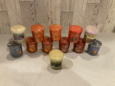 Random Mixed Lot Of 12 Yankee Candle Votives NEW Some Older Hard To Find! • $19.99