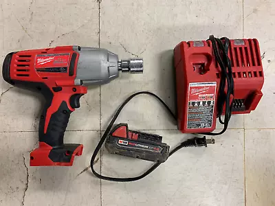 Milwaukee 2663-20 18V 1/2  Cordless High Torque Friction Ring Impact Wrench Kit  • $169.99