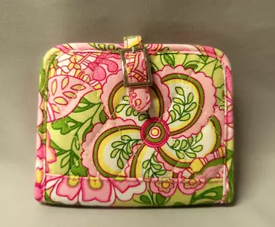 Vera Bradley Petal Pink Spring 2006 Fold Over Wallet Credit Card ID Holder • $14