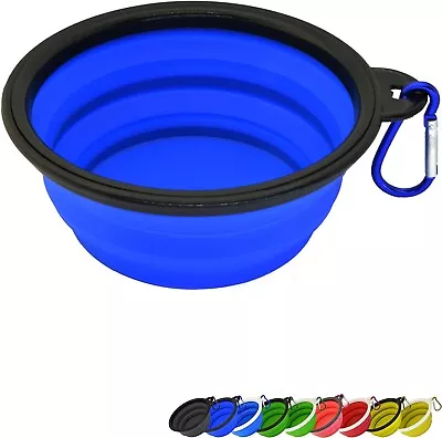  Zenify Dog Bowl - Extra Large 1000ml Collapsible Foldable Food  • $17.75