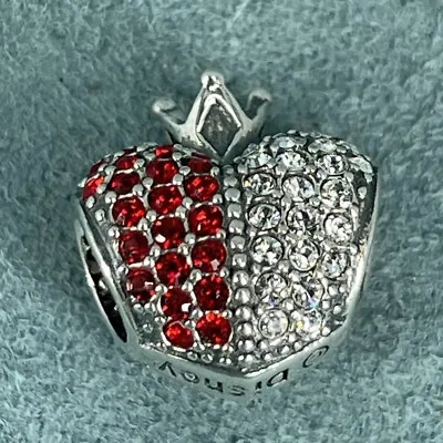 Chamilia Charm Disney Queen Of Hearts Alice Wonderland Crystal Sterling Silver • £20