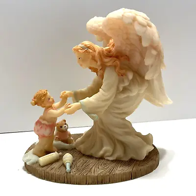 Seraphim Classics Angels To Watch Over Me Figurine 1st Year Baby Girl 1996 VTG • $17.95