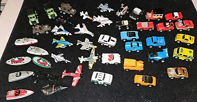 Galoob Micro Machines Vintage Military Airplanes Car Hot Rod Boat Lot Of 43 • $48