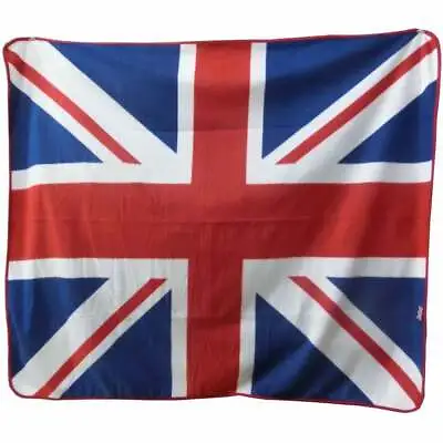 Union Jack Fleece Blanket - Picnic / Car Travel Blanket.   UK Seller • £14.99