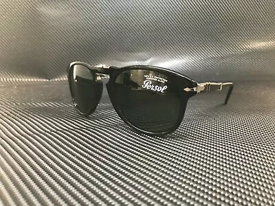 $190.53 • Buy PERSOL PO0714 95 31 Black Green Pilot Men's Folding Sunglasses 52 Mm