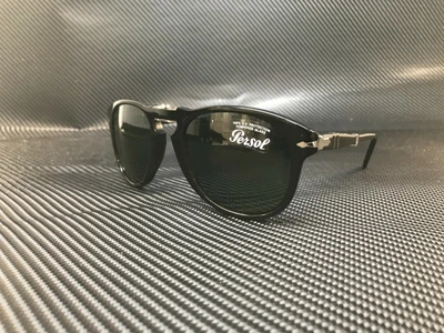 $190.53 • Buy PERSOL PO0714 95 31 Black Green Pilot Men's Folding Sunglasses 52 Mm