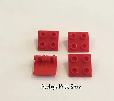 LEGO Part 6134 Lt  Red  2x2 Hinge Brick Top 1184 6243 4754 7778 7965 6195 10187 • $2.20