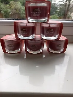 Yankee Candle Cinammon Stick Box Of  6. Filled  Votives Candles Boxed • £9.99