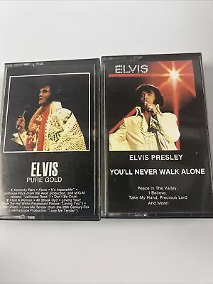 Elvis Presley - Pure Gold & You'll Never Walk Alone RCA Cassette Tape • $7.99