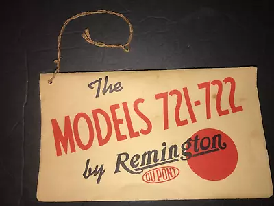 Vintage 1949 Remington Model 721-722 Manual Advertising • $34.99