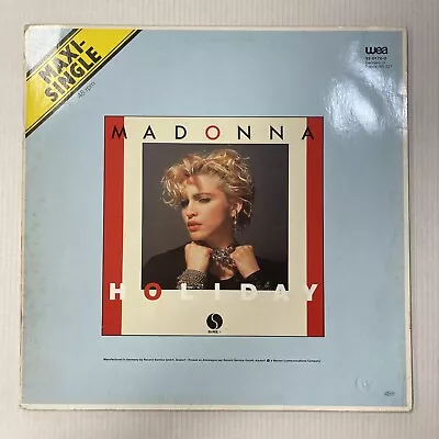 Rare Madonna “Holiday” German Import  12  Record Maxi Single Vinyl 1983 • $30