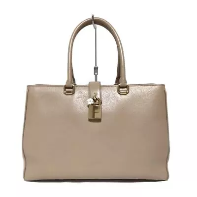 Auth DOLCE&GABBANA - Beige Leather Handbag • $201