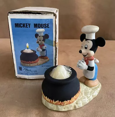 Royal Orleans Mickey Mouse Votive Candle Holder Chef Pot Vintage Disney Giftware • $24.50